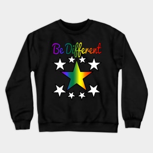 Pride star rainbow colors Crewneck Sweatshirt